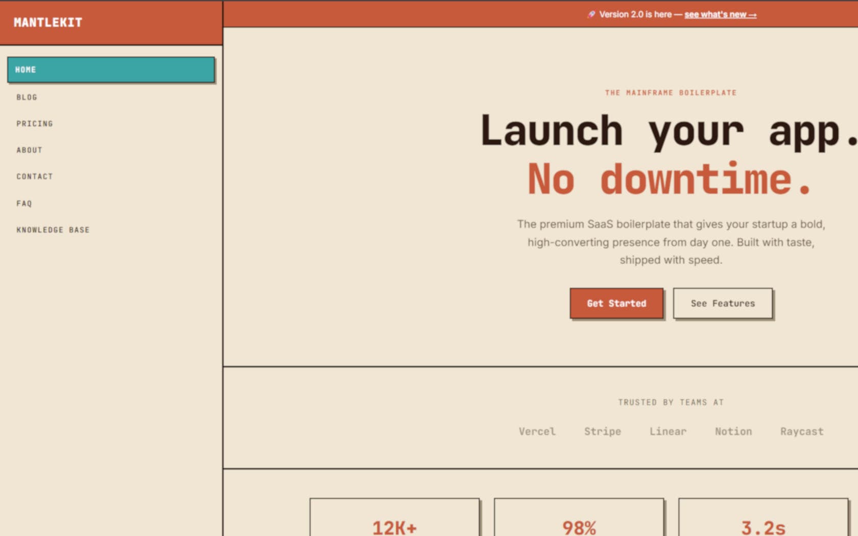 Mainframe theme preview