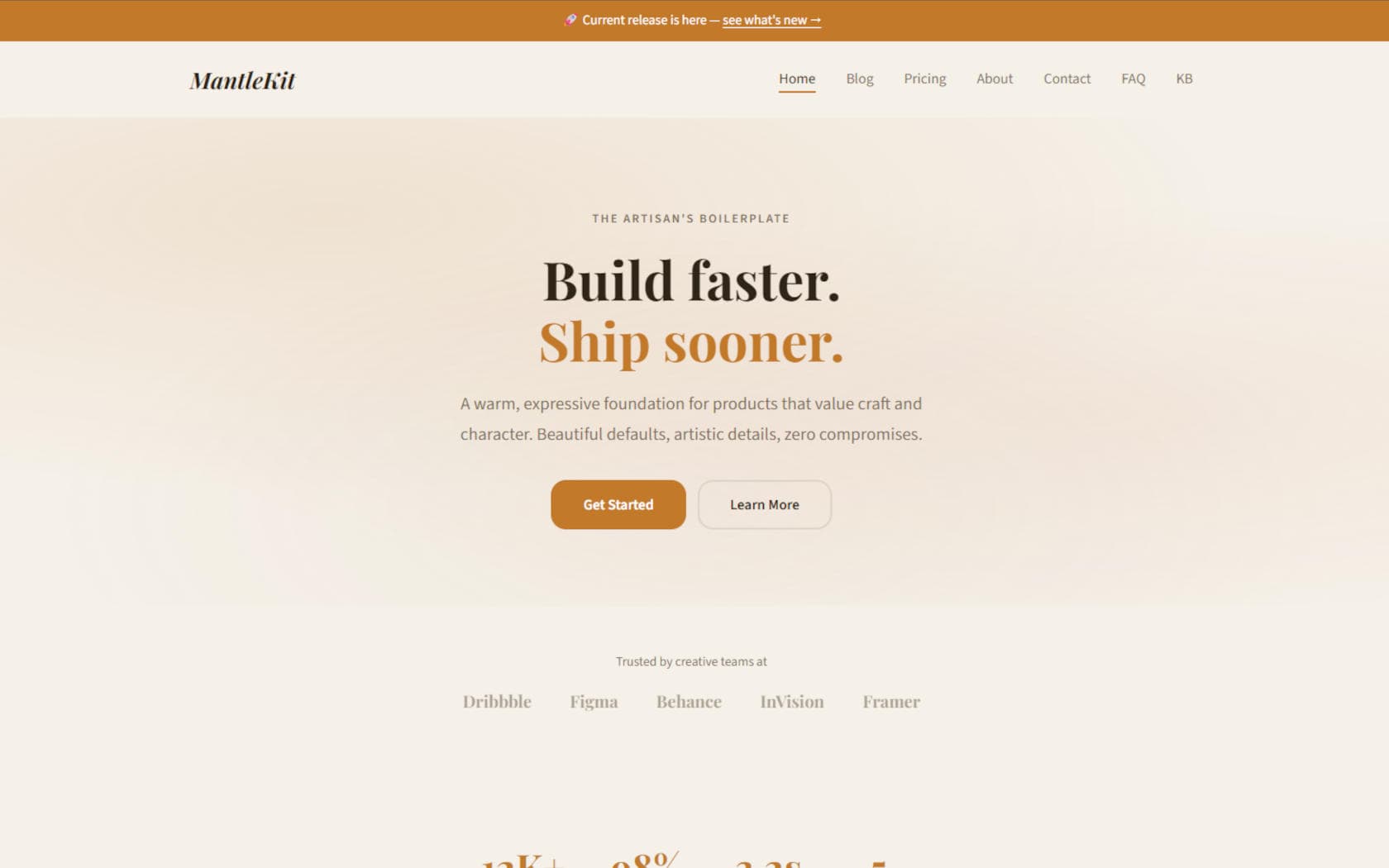 Creative theme preview